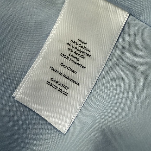 Talbots Multi Pink Blue White Plaid Tweed Blazer Jacket Size 14W Gold Buttons - Picture 6 of 9